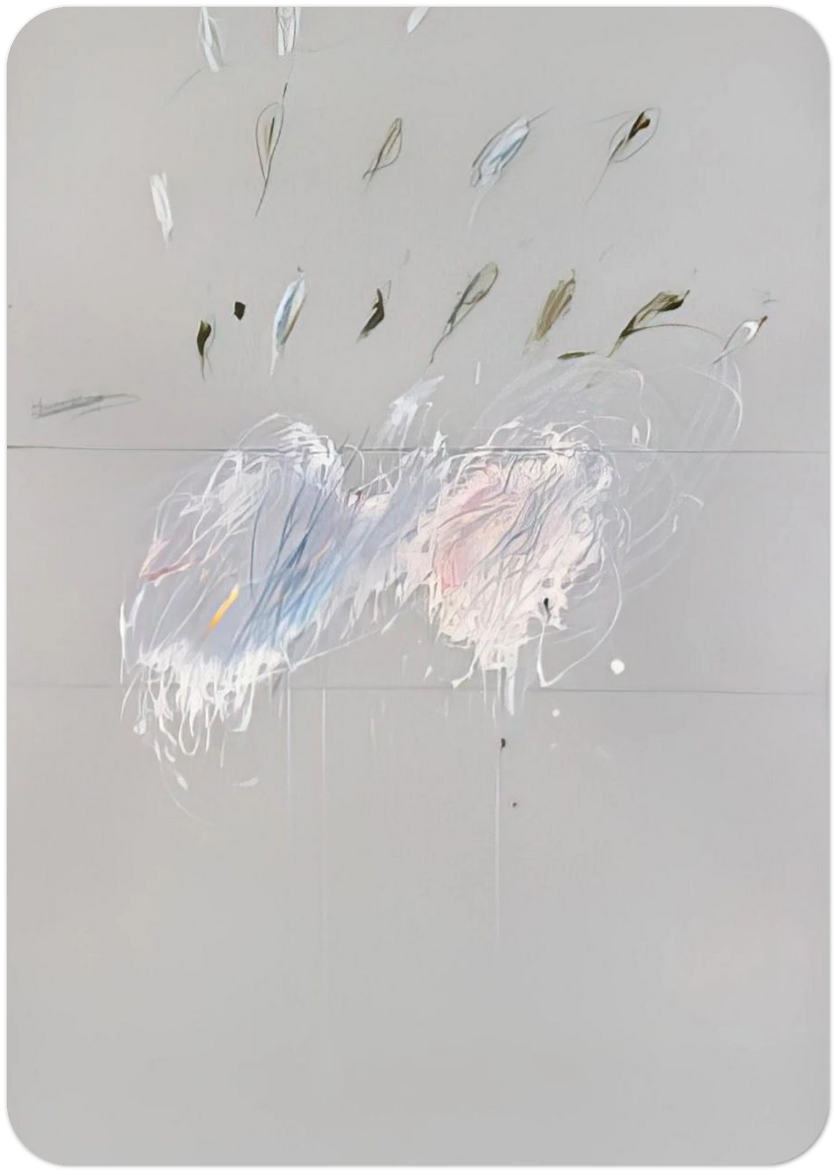 Nine Discourses on Commodus, Part VI By Cy Twombly Pack of 10 Post Cards | Cy Twombly Post Cards | A6 (10.5 x 14.8 cm) - 4.1 x 5.8 inches