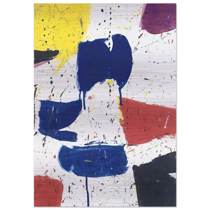 Emblem 8 1 - Sam Francis Brushed Aluminum Print - 70x100 cm / 28x40 inches | Sam Francis Aluminum Print | Sam Francis Prints