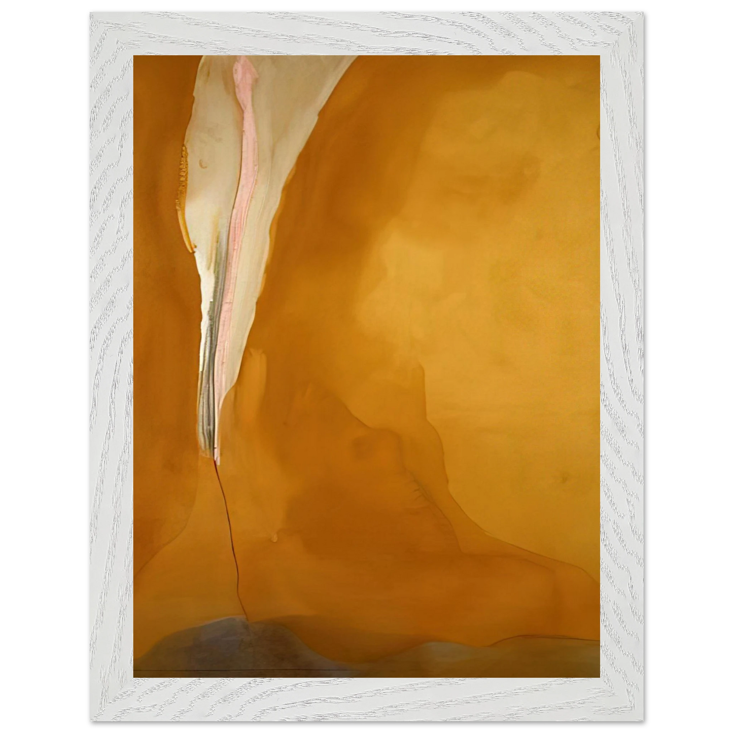 Helen Frankenthaler - Coral Wedge - 1972 Wall art - A3 (29.7 x 42 cm) - Premium Wooden Framed Poster With Fine Art Paper-canvas - Wood frame