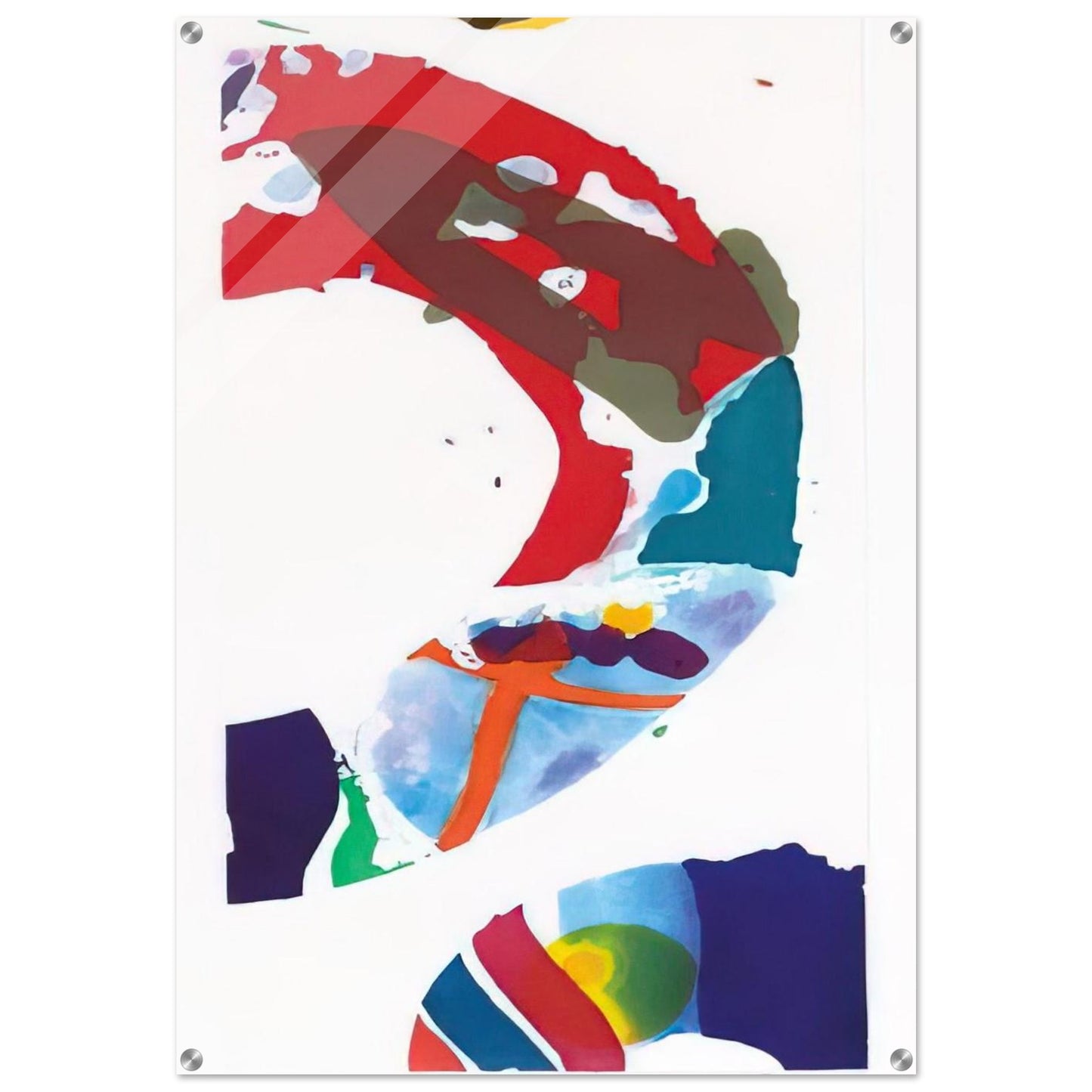 Untitled SFE 090 - Sam Francis Acrylic Print - 70x100 cm / 28x40″ inches | Sam Francis Wall Art | Sam Francis Prints