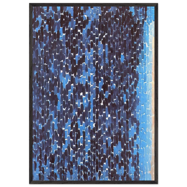NEW GALAXY 1970 - Alma Woodsey Thomas 70x100 cm / 28x40 inches Framed Art Print – Black Wooden Frame