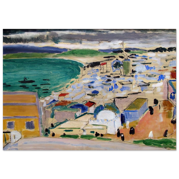 THE BAY OF TANGIER 1912 - Henri Matisse Brushed Aluminum Print - 70x100 cm / 28x40 inches | Henri Matisse Aluminum Print | Henri Matisse Prints