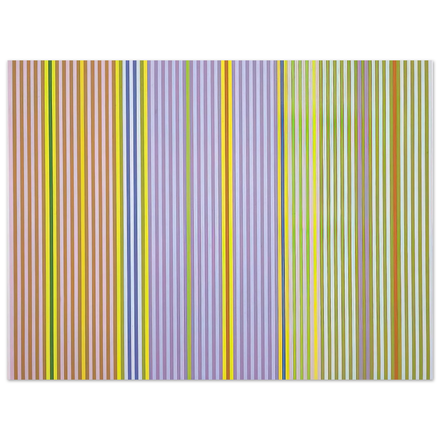Gene Davis - Ianthe - 1969 75x100 cm / 30x40inches Fine Art Poster