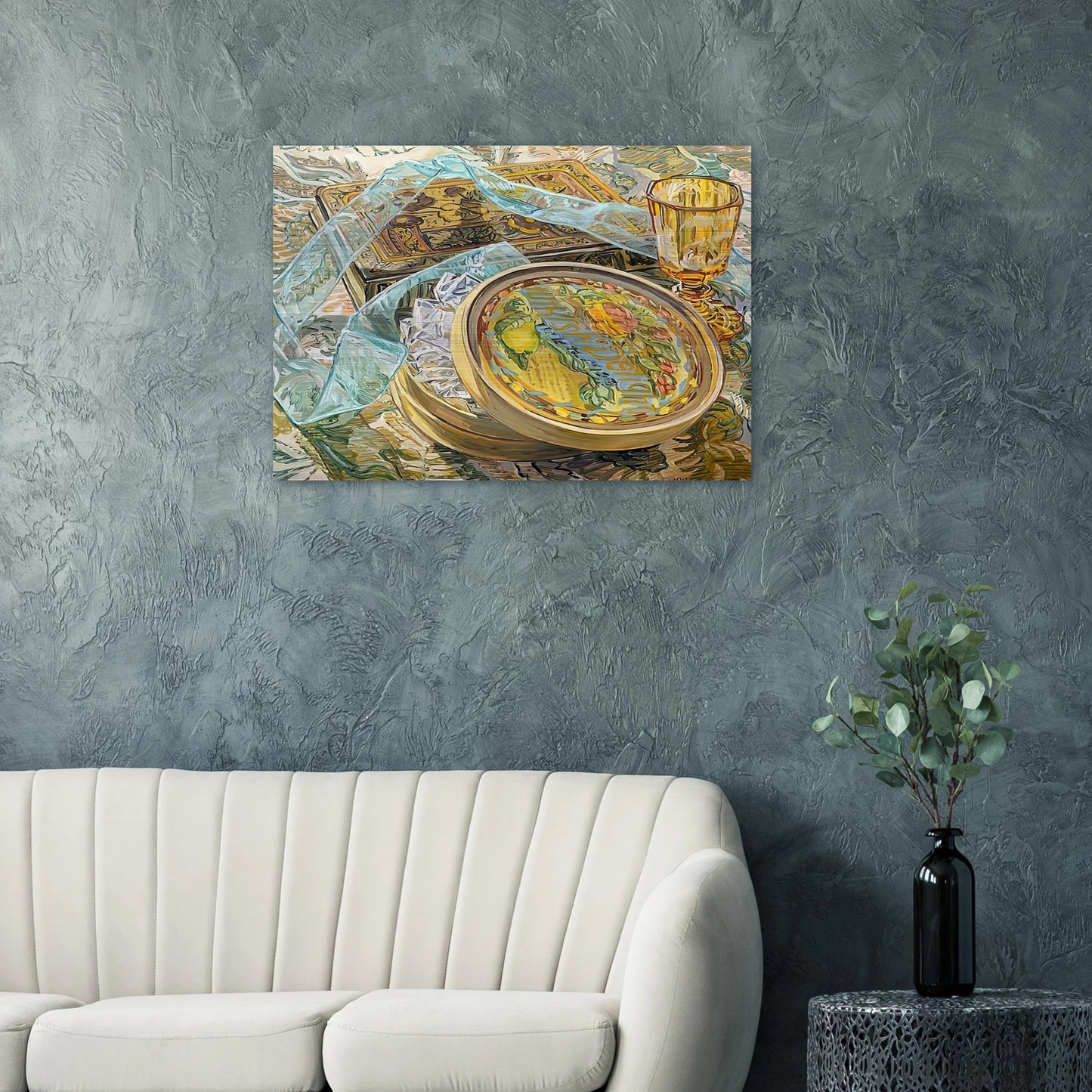 TURKISH DELIGHT 2003 - Janet Fish Brushed Aluminum Print - 70x100 cm / 28x40 inches | Janet Fish Aluminum Print | Janet Fish Prints