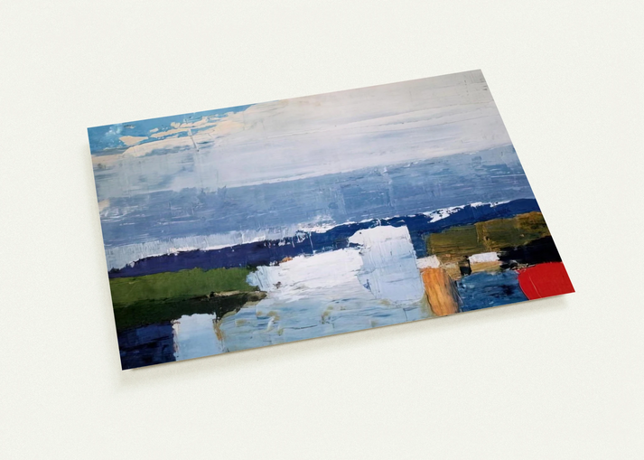 Paysage du midi - Art Informel By Nicolas de Stael Pack of 10 Post Cards | Nicolas de Stael Post Cards | A6 (10.5 x 14.8 cm) - 4.1 x 5.8 inches