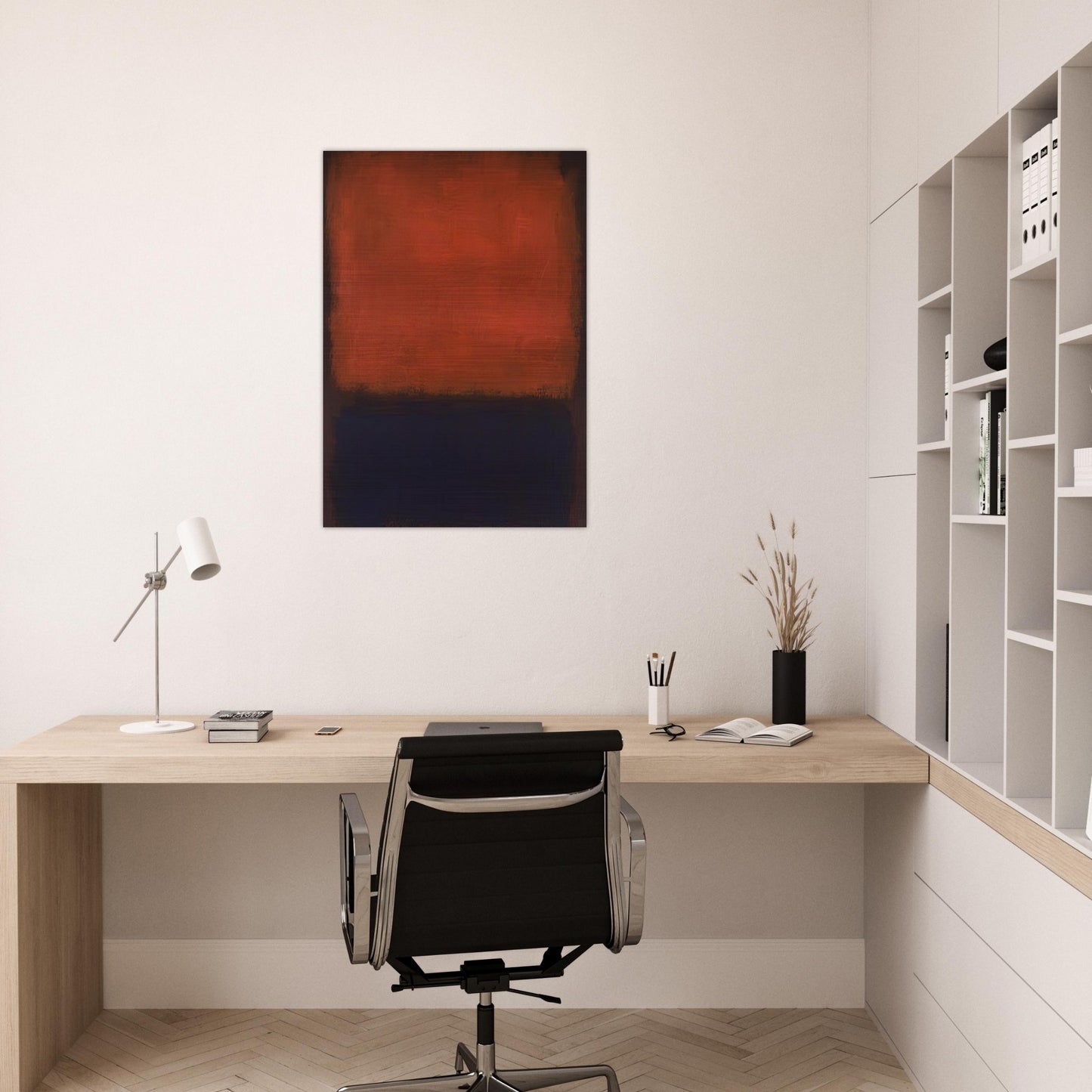 No. 14 - 1960 - Mark Rothko Brushed Aluminum Print - 70x100 cm / 28x40 inches | Mark Rothko Aluminum Print | Mark Rothko Prints