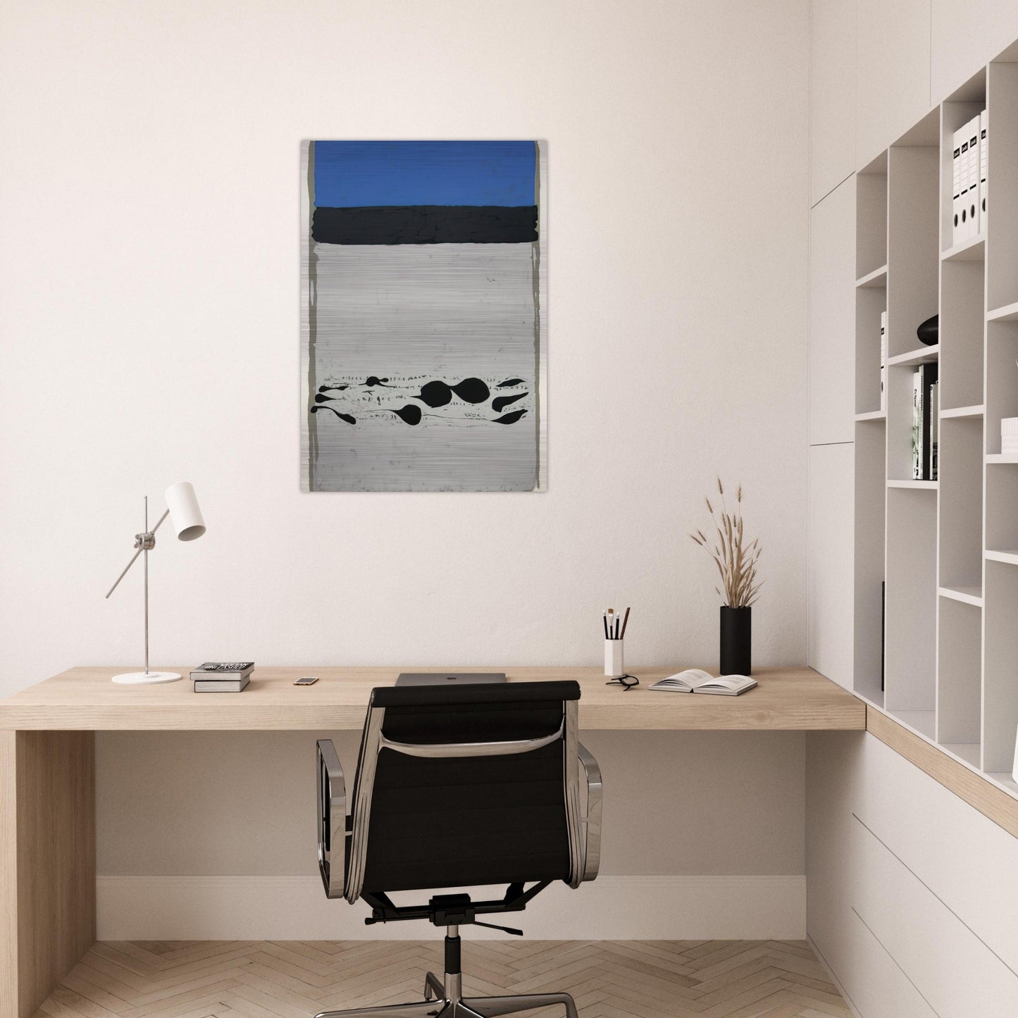 Passages Des Soupias - 1973 - Adja Yunkers Brushed Aluminum Print - 70x100 cm / 28x40 inches | Adja Yunkers Aluminum Print | Adja Yunkers Prints