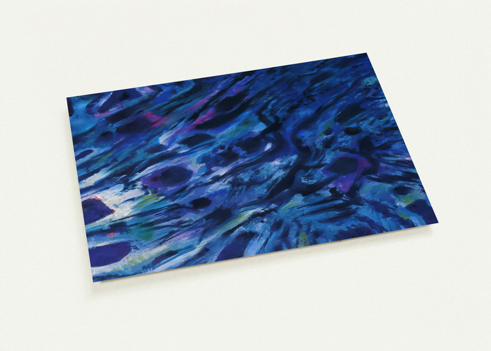 Eaux vives - 1979 By Alfred Manessier Pack of 10 Post Cards | Alfred Manessier Post Cards | A6 (10.5 x 14.8 cm) - 4.1 x 5.8 inches