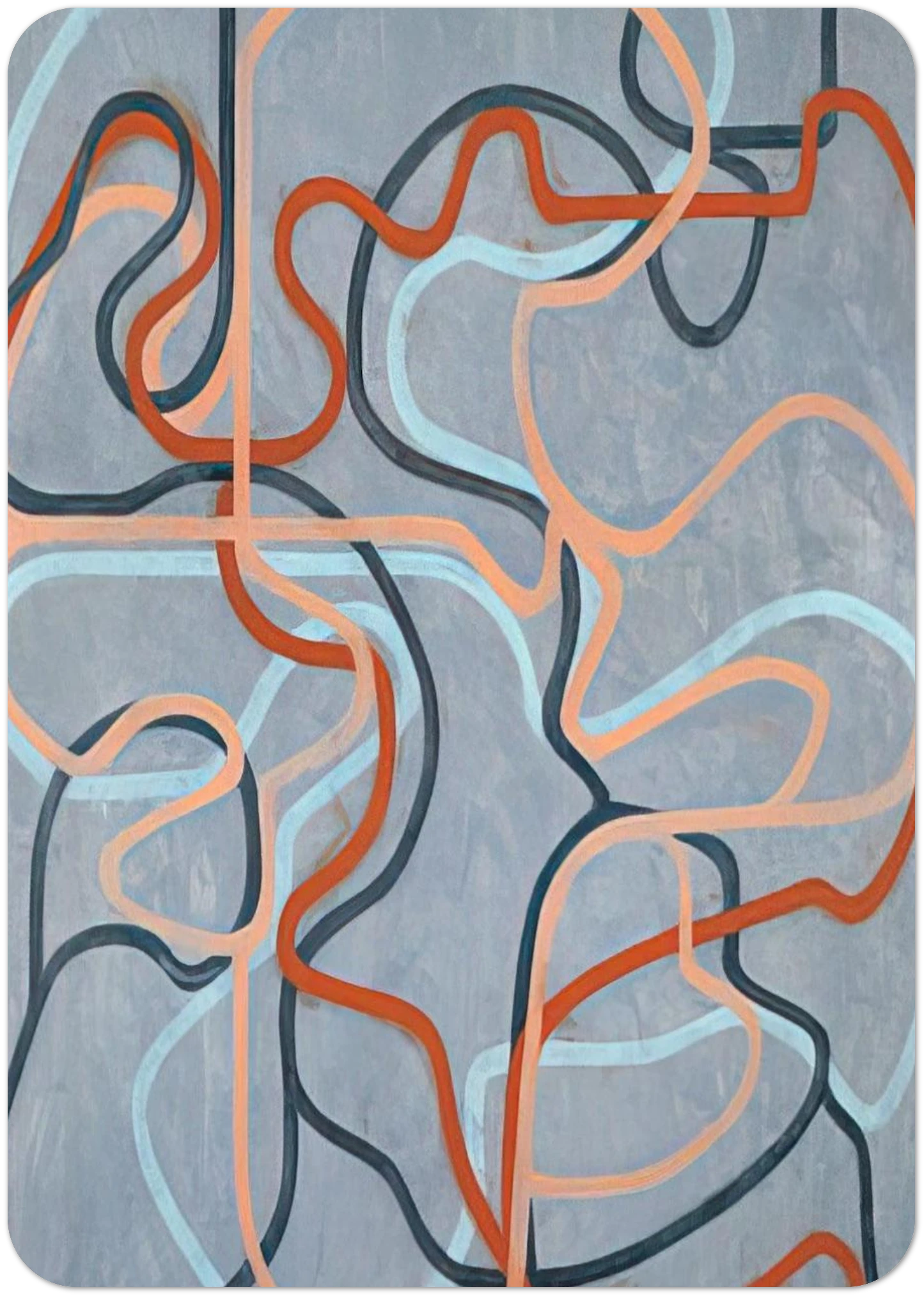 Epitaph Painting 5 - 2001 By Brice Marden Pack of 10 Post Cards | Brice Marden Post Cards | A6 (10.5 x 14.8 cm) - 4.1 x 5.8 inches