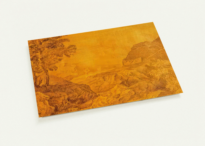 A VILLAGE IN SUMMERSET 1 By Giorgio de Chirico Pack of 10 Post Cards | Giorgio de Chirico Post Cards | A6 (10.5 x 14.8 cm) - 4.1 x 5.8 inches