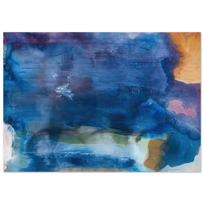 Helen Frankenthaler - Riverhead, 1963-64- Wall Art - 60x80 cm / 24x32 inches - Fine Art Poster-canvas - -