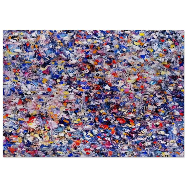 Shellflower - Lee Krasner Brushed Aluminum Print - 70x100 cm / 28x40 inches | Lee Krasner Aluminum Print | Lee Krasner Prints