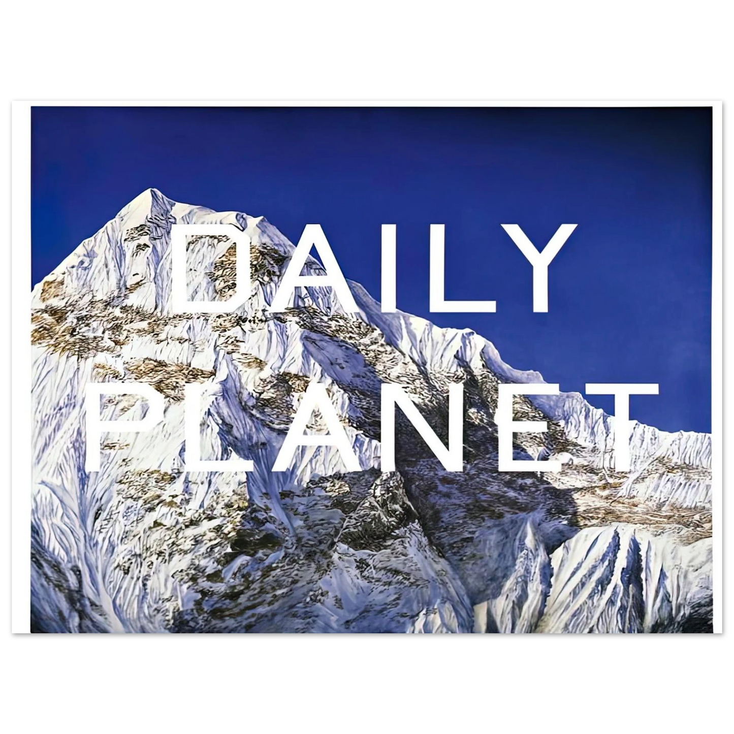 Edward Ruscha - DAILY PLANET 2003 75x100 cm / 30x40inches Fine Art Poster