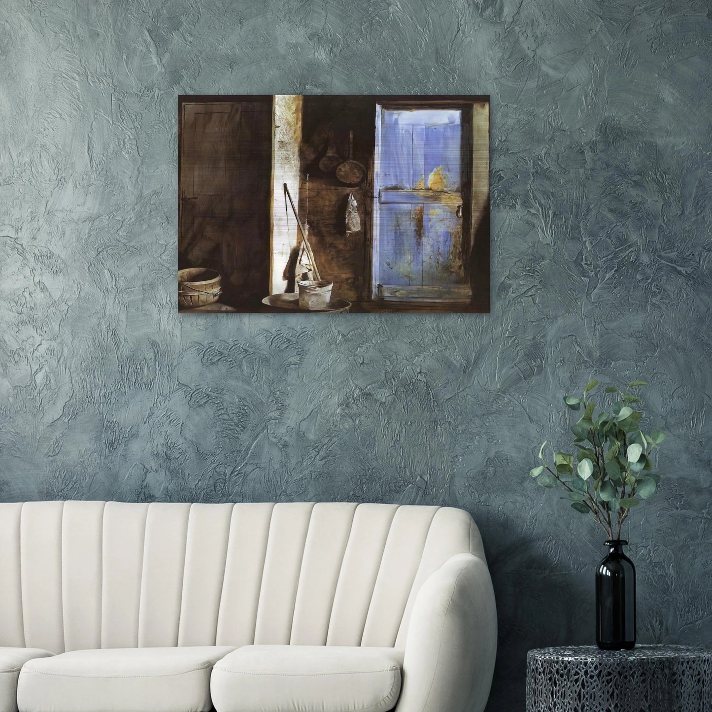 ALVARO CHRISTINA - Andrew Wyeth Brushed Aluminum Print - 70x100 cm / 28x40 inches | Andrew Wyeth Aluminum Print | Andrew Wyeth Prints