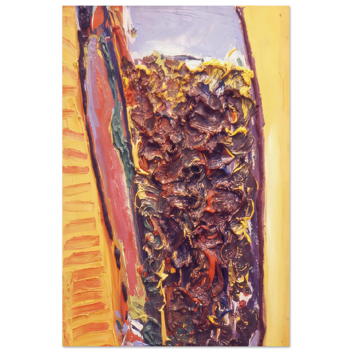 For Vincent Van Gogh - 1972 - Ronnie Landfield Art Prints - 100x150 cm / 40x60″ inches | Ronnie Landfield Poster | Ronnie Landfield Prints