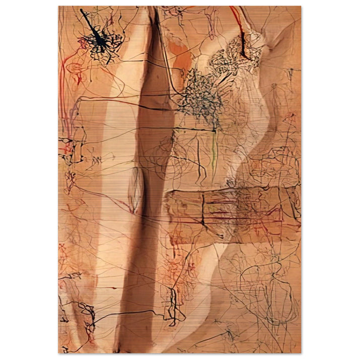 Untitled - 1964 - Mira Schendel Brushed Aluminum Print - 70x100 cm / 28x40 inches | Mira Schendel Aluminum Print | Mira Schendel Prints