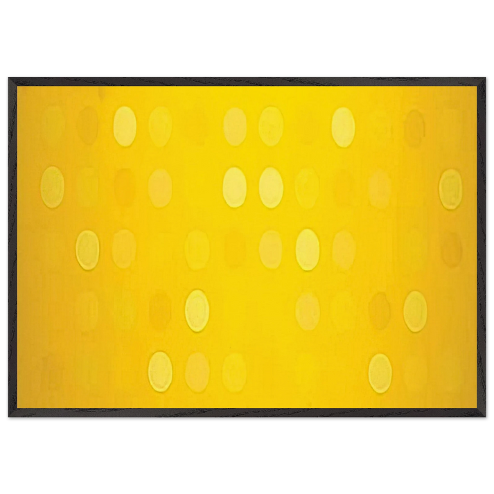 Grid Twenty-Eight - 1970 - Thomas Downing 70x100 cm / 28x40 inches Framed Art Print – Black Wooden Frame