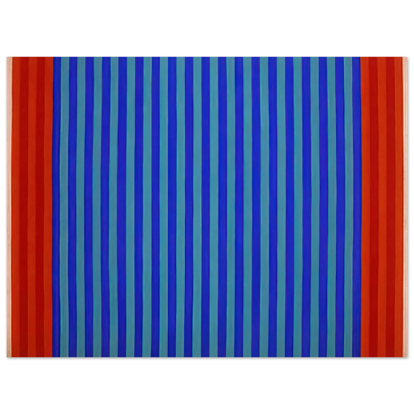 Gene Davis - Untitled - 1962 75x100 cm / 30x40inches Fine Art Poster
