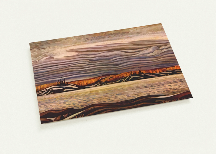 Algoma in November - 1935 By A.Y. Jackson Pack of 10 Post Cards | A.Y. Jackson Post Cards | A6 (10.5 x 14.8 cm) - 4.1 x 5.8 inches