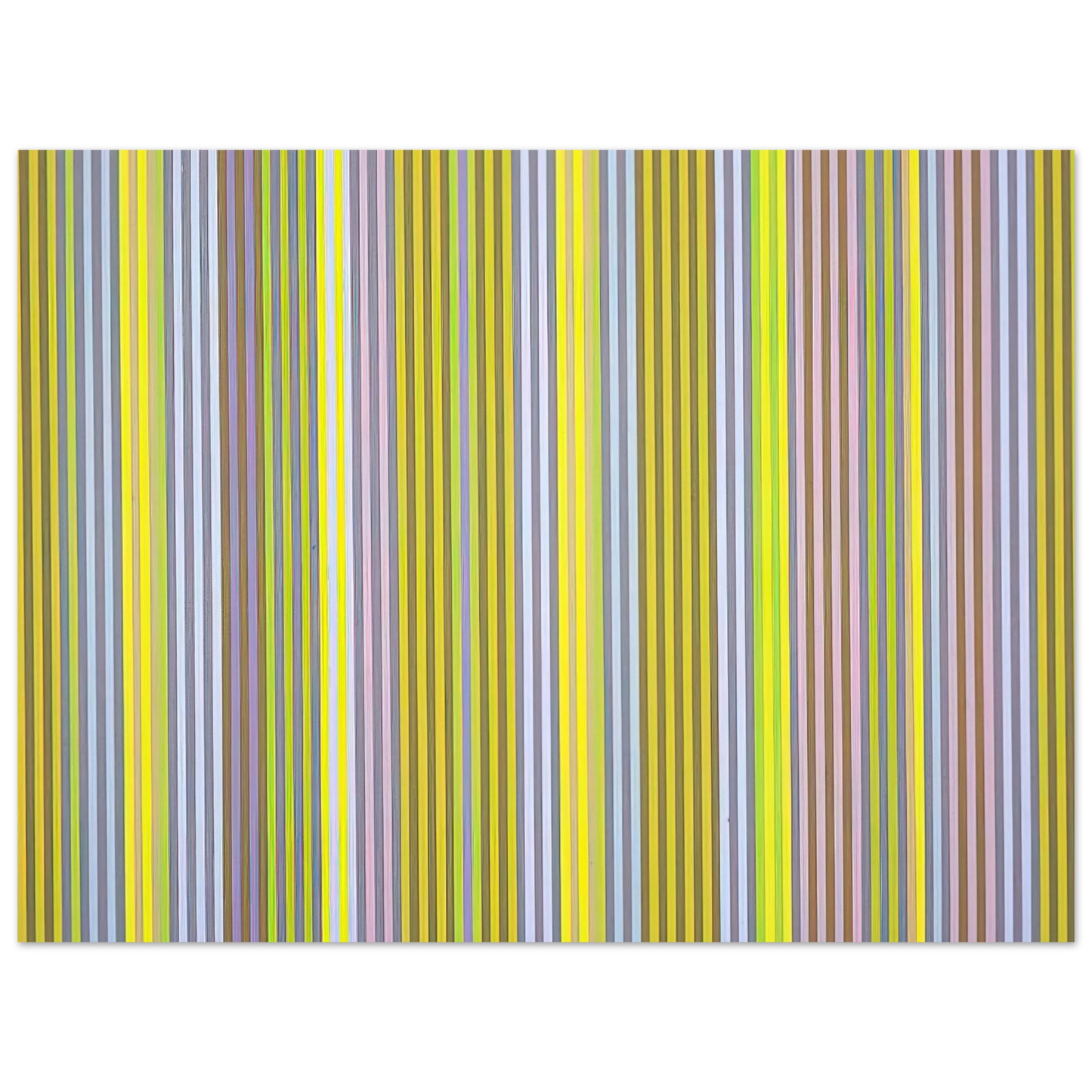 Gene Davis - Black Popcorn - 1969 75x100 cm / 30x40inches Fine Art Poster