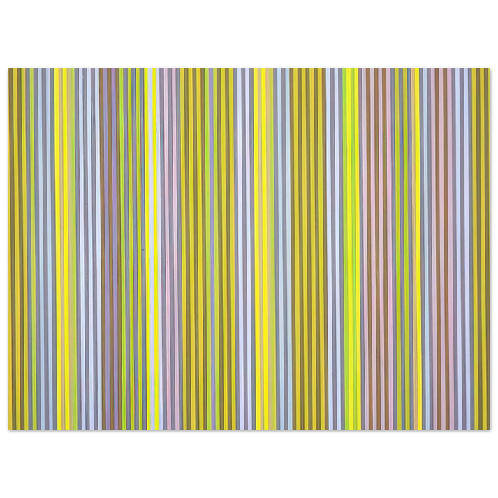Gene Davis - Black Popcorn - 1969 75x100 cm / 30x40inches Fine Art Poster