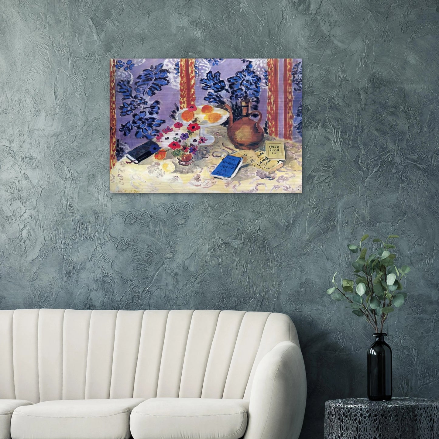 STILL LIFE 3 - Henri Matisse Brushed Aluminum Print - 70x100 cm / 28x40 inches | Henri Matisse Aluminum Print | Henri Matisse Prints