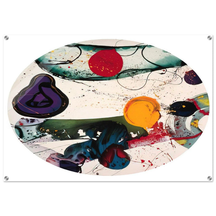 Lollipop SF88-250 - Sam Francis Acrylic Print - 70x100 cm / 28x40″ inches | Sam Francis Wall Art | Sam Francis Prints