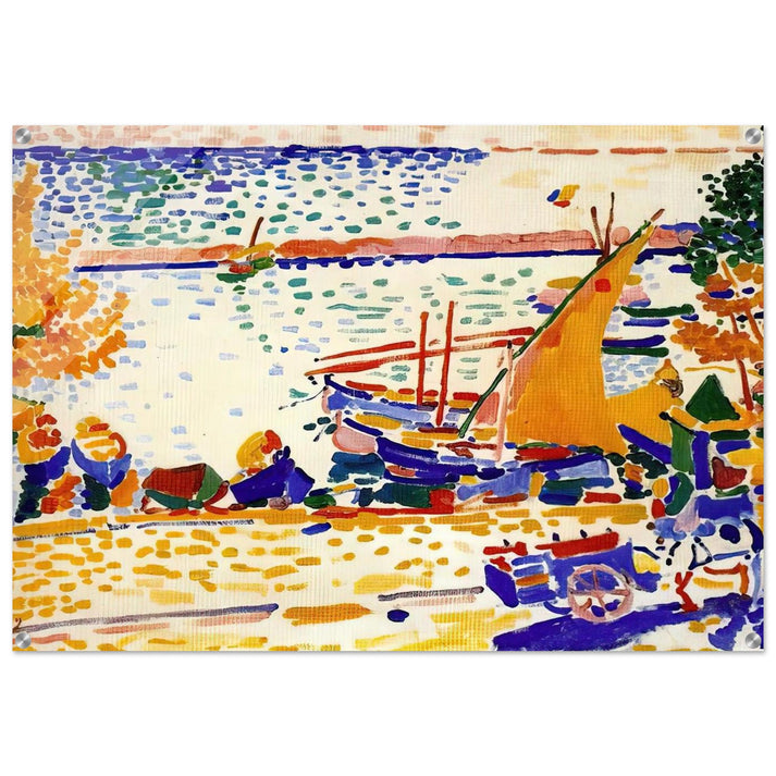 THE PORT OF COLLIOURE 1905 1 - Andre Derain Acrylic Print - 70x100 cm / 28x40″ inches
