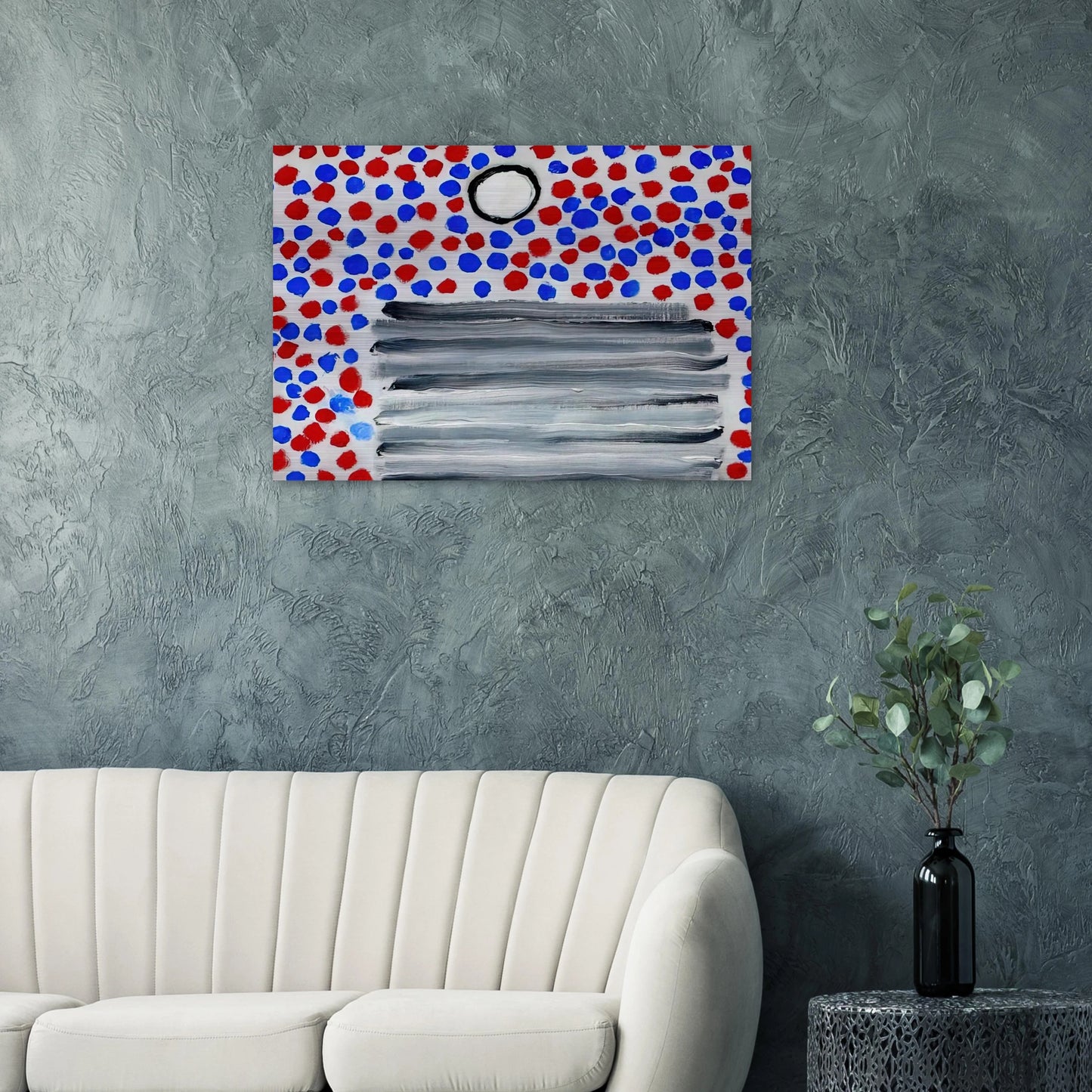 Spots - 1967 - Forrest Bess Brushed Aluminum Print - 70x100 cm / 28x40 inches | Forrest Bess Aluminum Print | Forrest Bess Prints