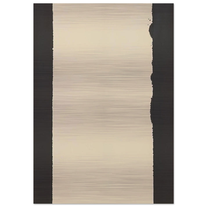Burnt Umber Ultramarine Blue - 2007 - Yun Hyong-keun Brushed Aluminum Print - 70x100 cm / 28x40 inches | Yun Hyong-keun Aluminum Print | Yun Hyong-keun Prints