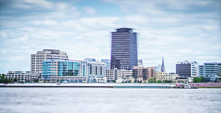 Baton Rouge Skyline Art Print | Premium Louisiana Cityscape | RedKalion
