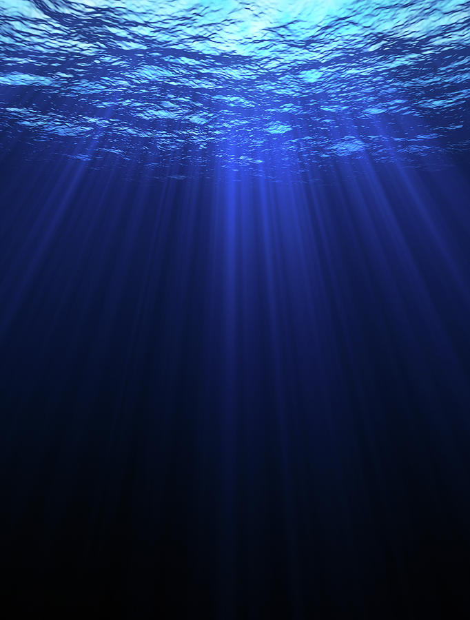 Blue Sea Art Print | Museum-Quality Fine Art Print | RedKalion