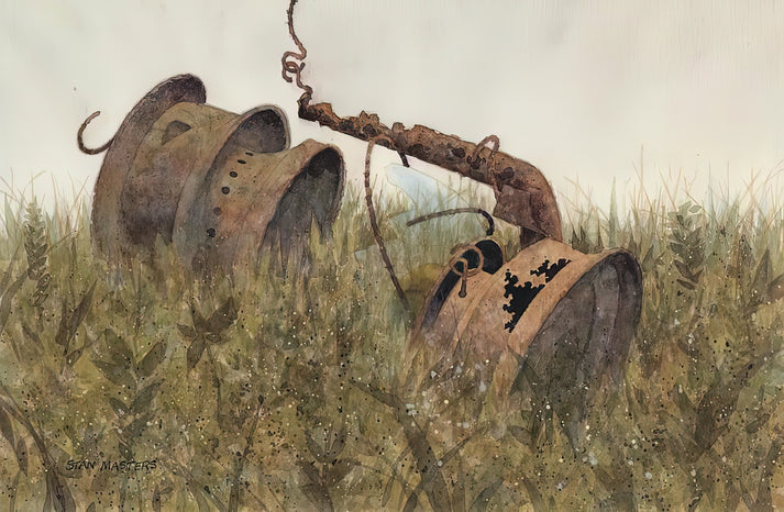Broken Lantern Art Print | Premium Fine Art Print | RedKalion