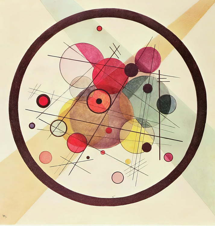 Circles in a Circle 1923 Art Print | Premium Fine Art Print | RedKalion