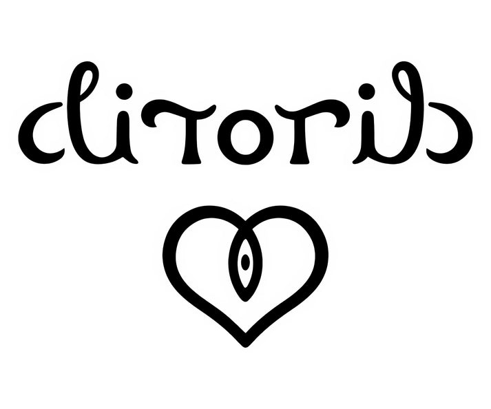 Clitoris Ambigram Tattoo Heart Art Print | RedKalion