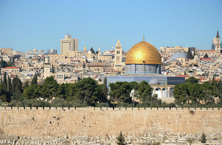 Jerusalem Skyline Art Print | Premium Fine Art Print | RedKalion