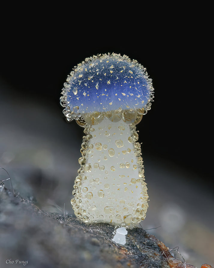 Mycena Subcyanocephala Fine Art Print | RedKalion