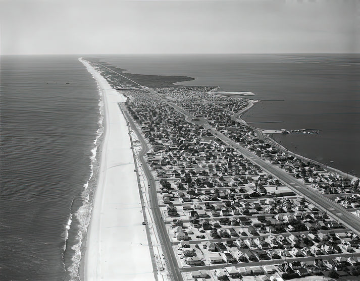 NJ Aerial Imagery 1980s Art Print | RedKalion