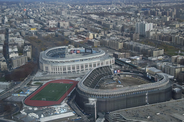 Old and New Yankee Stadium Art Print | Premium Fine Art Print | RedKalion