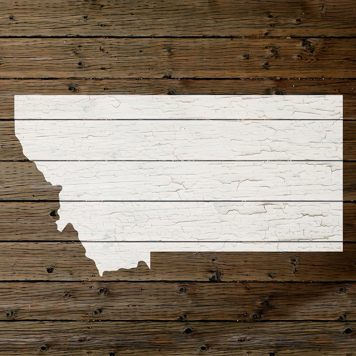 Outline of Montana State Art Print | Premium Fine Art Print | RedKalion