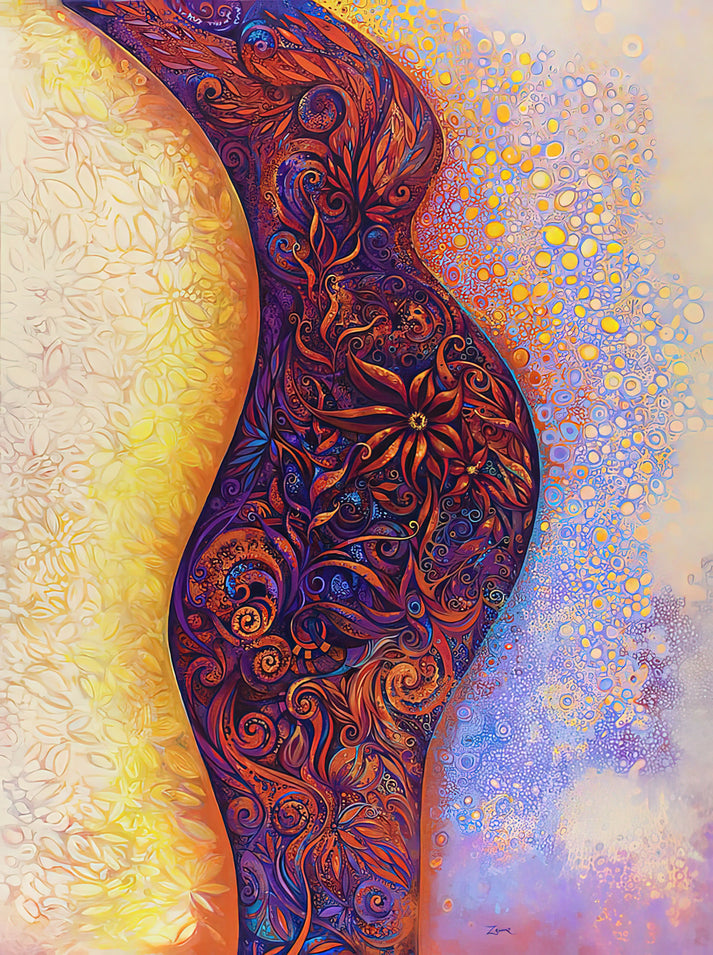 Pregnancy Artwork: Fine Art Print of The Pregnancy | RedKalion