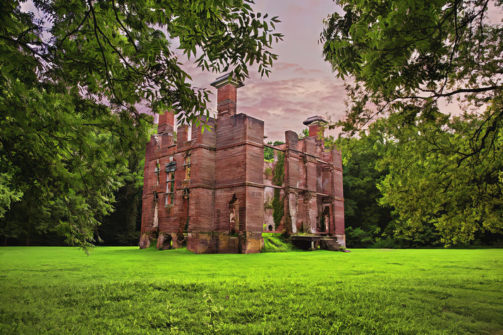 Rosewell Plantation Ruins Art Print | Historic Gloucester VA | RedKalion