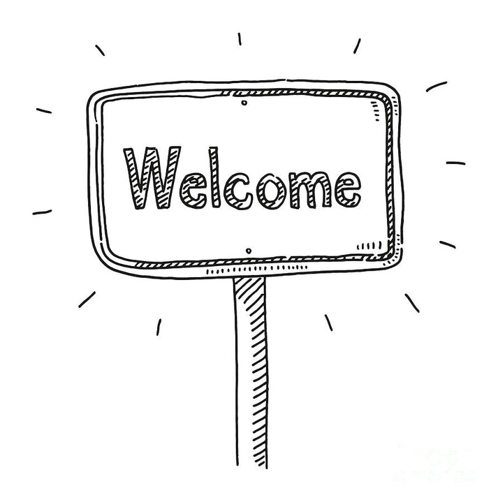 Sign Drawing Art Print | Explore Traffic Sign Artistry | RedKalion