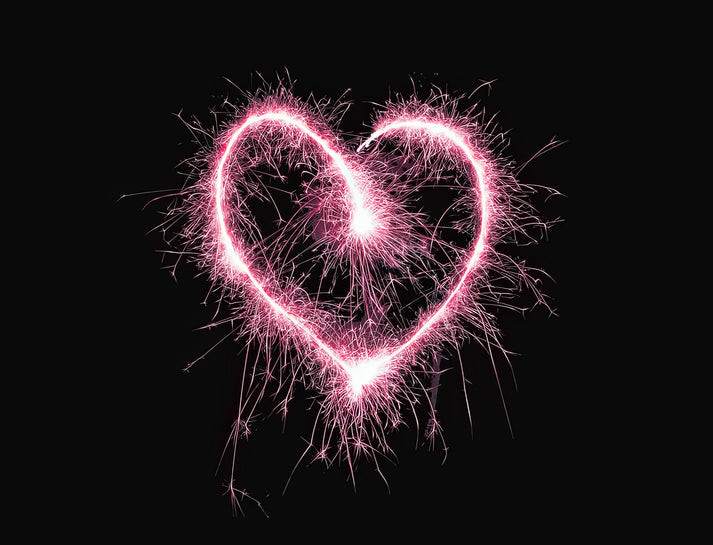Sparkling Heart Art Print | Museum-Quality Fine Art Print | RedKalion