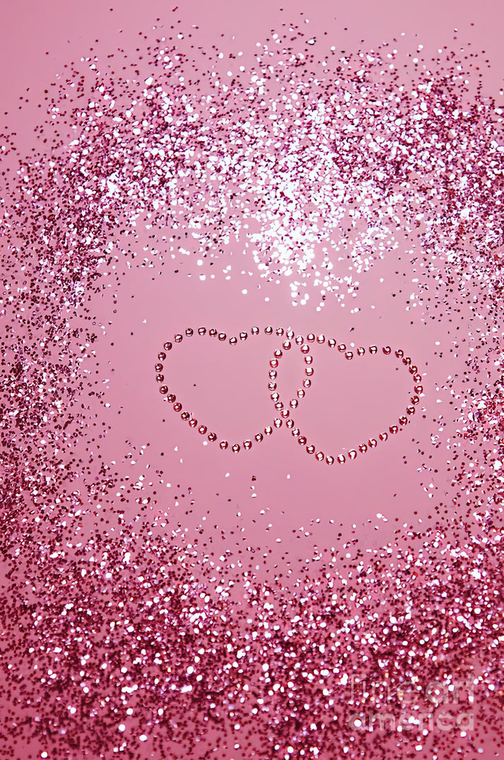 Sparkling Hearts Art Print | Premium Fine Art Print | RedKalion