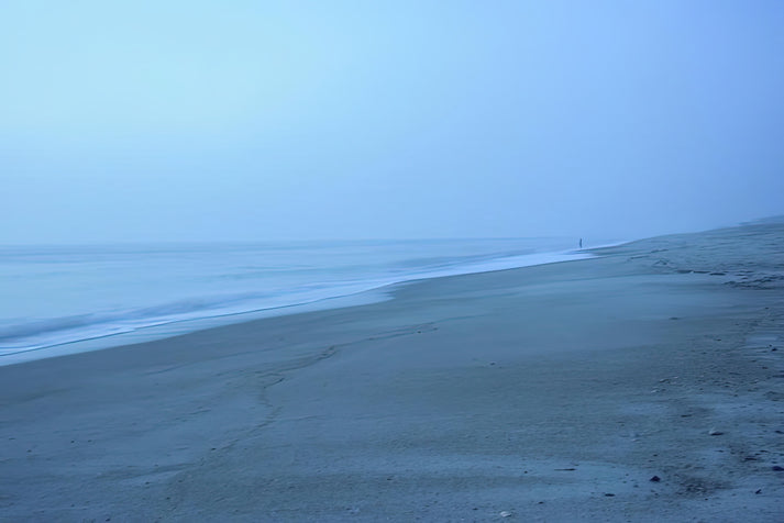 Stranger at the Beach Art Print | Museum-Quality Fine Art Print | RedKalion
