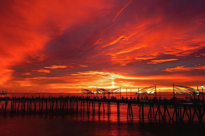 Sunset Redondo Beach Fine Art Print | RedKalion
