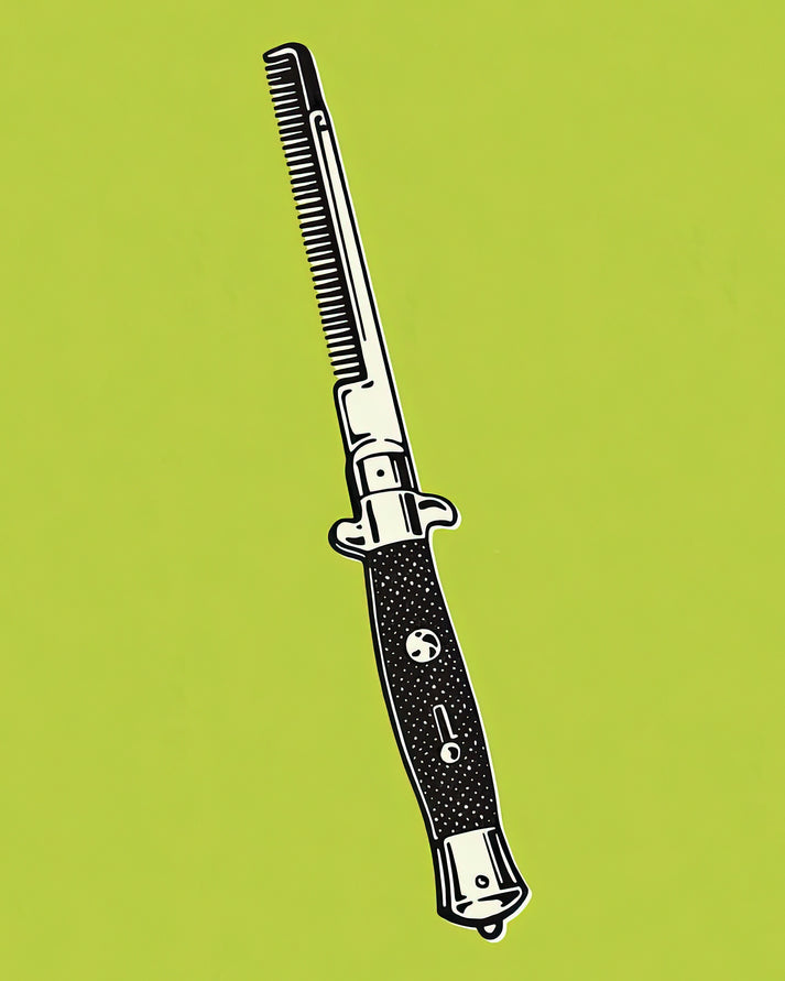 Switchblade Drawing Art Print | RedKalion