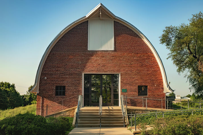 The Thompson Barn at Sunrise - Lenexa Kansas Fine Art Print | RedKalion