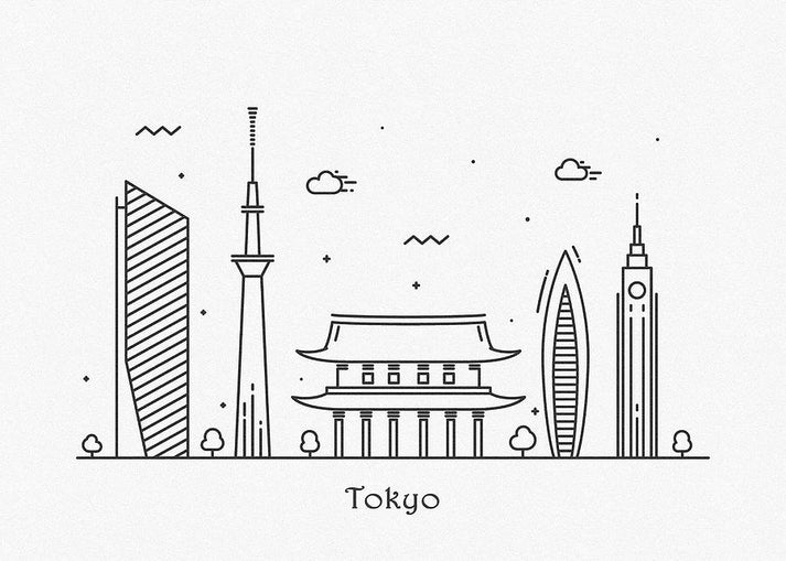 Tokyo Drawing Art Print | Museum-Quality Fine Art Print | RedKalion
